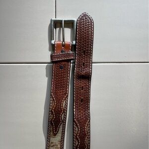 Badger Cowhide Belt